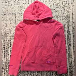 Under Armour Girls Pink Hoodie